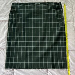 Elle Green Pencil Skirt Knee-Length for Work